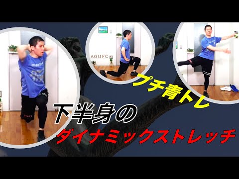 【プチ青トレ】下半身のダイナミックストレッチ！