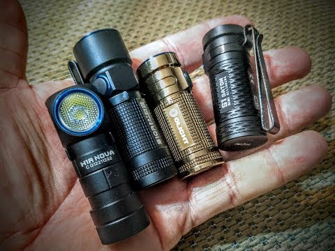 comparison of S1, H1, S10, and S1 MINI by olight