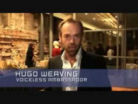 Hugo Weaving-Voiceless Ambassador (Interview)