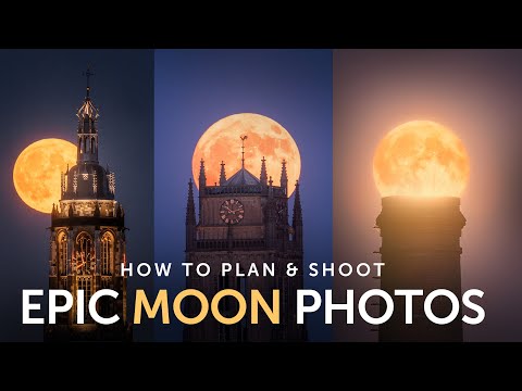 How To Plan & Photograph EPIC Moon Photos!