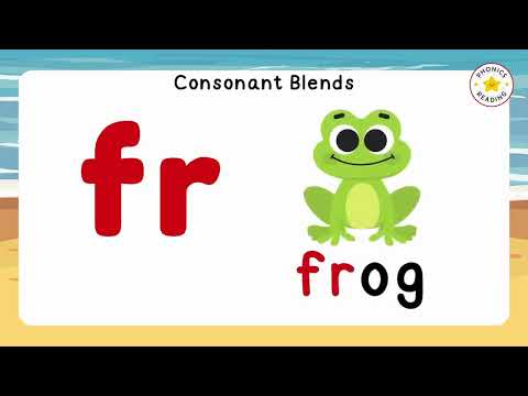 Learn To Blend | Consonant Blends Chant | br cr dr gr fr pr tr