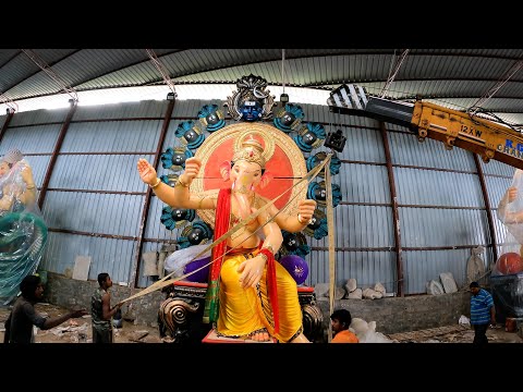 Ganesh Aagman | Sri Chowdari arts Ganesh Idol Transporting For Ganesh Chaturthi | Ganesh Festival