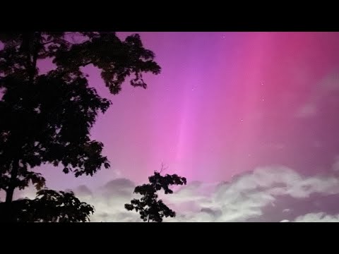 The Northern Lights in West Virginia 5.10.2024 - No Filter - Incredible colors!