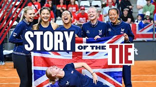 'They've written their names in history' | Highlights - GB vs France Billie Jean King Cup Qualifiers