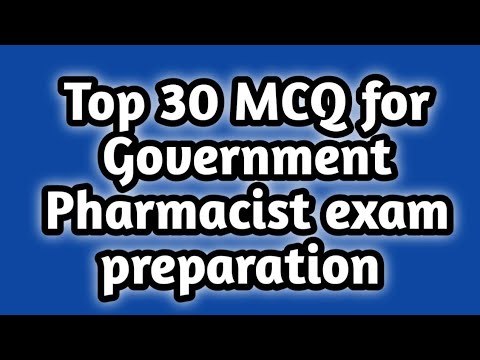 best 30 MCQ for osssc Pharmacist and mphw exam 2024