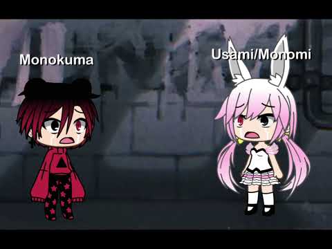 #Monokuma and #Usami #Monomi 's #sad #childhood #backstory