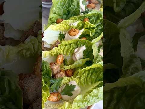 Vegan Caesar Salad #caesarsalad #salad #saladrecipe #healthyrecipes