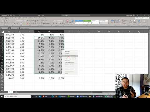 Create Random Rates of Return in Excel with RAND and RANDBETWEEN Functions