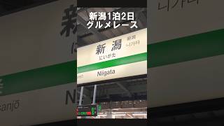 【新潟グルメ9選.忙しい人向けver】新潟駅周辺！はじめての新潟で名物グルメを食べ歩き！グルメレース#新潟グルメ #新潟観光 #新潟旅行 #新潟ランチ #shorts