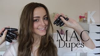 MAC LIPSTICK DUPES