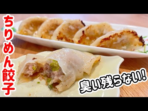 あっさりジューシー！無限に食べれる【ちりめん餃子】