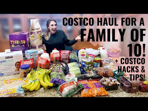 Costco haul for 8 kids! What to buy from Costco + Costco tips & hacks! | Jordan Page