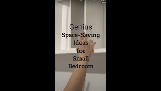 Genius Space-Saving Ideas for Small Bedroom #shorts #bedroom #sharpaspirant