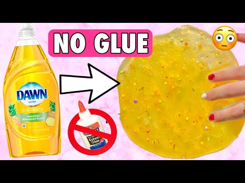 NO GLUE SLIME RECIPES that ACTUALLY WORK! 😱😳 How to Make Slime WITHOUT Glue & Activator