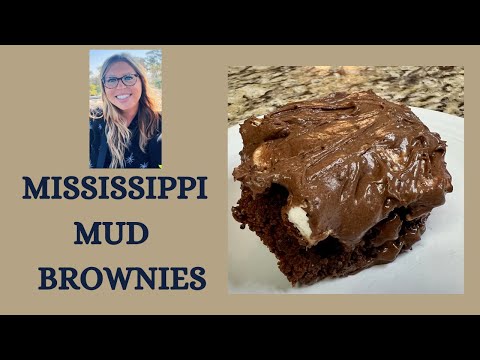 Mississippi Mud Brownies #dessert #brownies