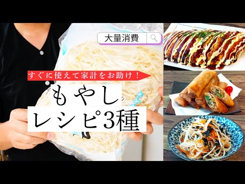 ♢家計に優しい！♢『もやし簡単レシピ！』☆メインから副菜までこれで解決☆