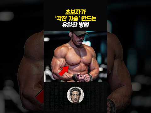 초보자 아랫가슴 이게 무조건 답입니다!