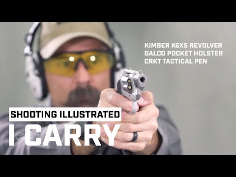 I Carry: Kimber K6XS Revolver in a Galco Holster with CRKT Tactical Pen