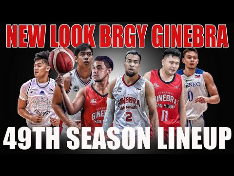 PBA UPDATE NEW LOOK BRGY GINEBRA LINEUP PBA GOVERNORS CUP 49TH SEASON