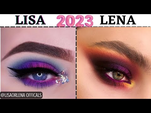 LISA OR LENA EYEMAKEUP😍