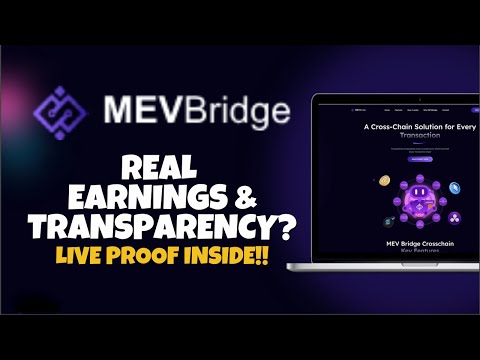 Real Earnings & Real Transparency! 📈⏰ How MEVBridge Changed the Game 🎯 LIVE Instant Withdrawal 💸