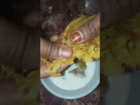 milk and bobbatlu #yummyfood #viralvideo