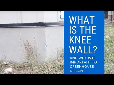 What is the Knee Wall on a Passive Solar Greenhouse?