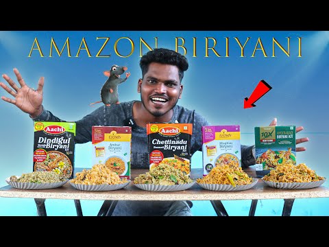 Amazon ல வாங்கிய All Types Biriyani Kit … Taste 👅 Yeppdi .. ?