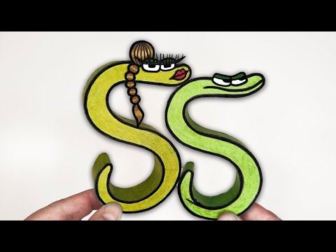 Cool Craft | Paper Alphabet Lore S+S 💚