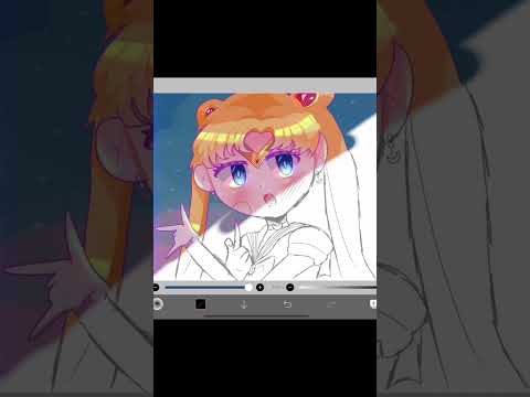 //Drawing sailor moon!// #art #sailormoon #anime