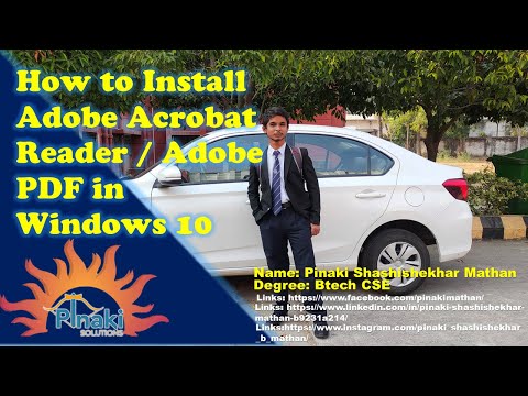 How to Install Adobe Acrobat Reader / Adobe PDF in Windows 10/11