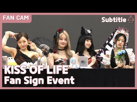 [EN/TH] KISS OF LIFE 'Midas Touch' Fan Sign Event #FanCam @withmuu (19/05/2024)