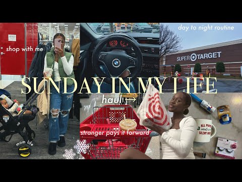 AN ENTIRE *cozy* SUNDAY WITH ME| target shop with me, nice stranger buys me coffee, FTM DITL