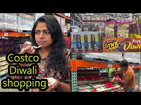 💥Americaல தீபாவளிக்கு பட்டாசு வாங்கியாச்சு💢 ~ COSTCO Weekend Shopping Haul ~ Family Traveler VLOG