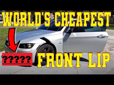 I Bought The CHEAPEST Front Lip On The Internet For My BMW!