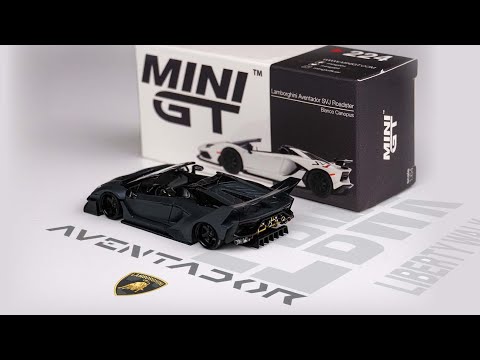 Mini GT 1/64 Lamborghini Aventador SVJ LBWK twin turbo_Custom小車改造[AMD_tw]