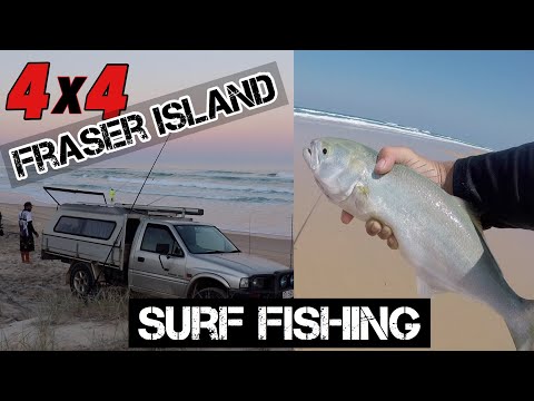 FRASER ISLAND 4x4 - Part 2 - Camping, Surf fishing for Tailor, Catch and cook - Smoked Fish