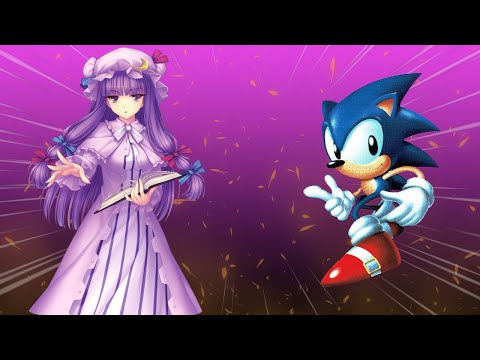 Giant Wing X Patchouli Knowledge's Theme (Sonic The Fighters X Touhou 6 Mashup)