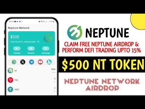 Neptune Network Airdrop Project || Full Details on NT Token || Claim free $500 NT Token