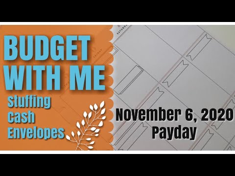 BUDGET WITH ME - WEEKLY INCOME & STUFFING CASH ENVELOPES | Inconsistent Income Dave Ramsey Inspired