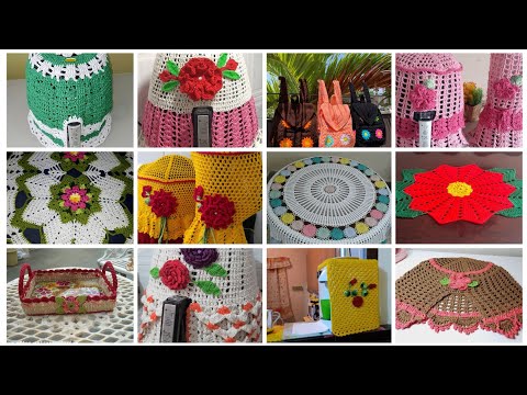 Maravillosas y hermosas ideas de patrones de crochet hechos a mano para decoraciones del hogar