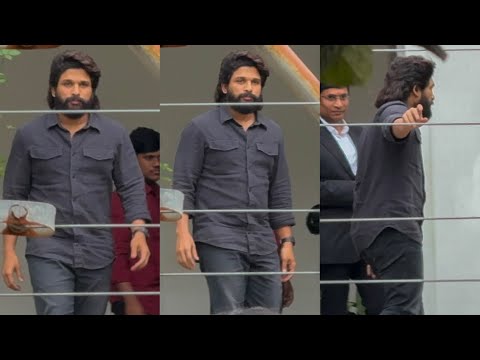 Allu Arjun Back To Home after Attempting ￼at Chikkadpalli Police Station in Hyderabad’s | Allu Arjun