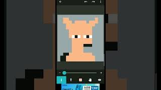 4 eye nft goat Pixel art handmade nft #shorts