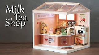 [4K] ROLIFE Bubble Tea || DIY Miniature Dollhouse Kit - Relaxing Satisfying VideoBubble Tea