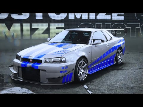 Full Custumization Brian O'Conner's Nissan Skyline | Need for Speed Unbound