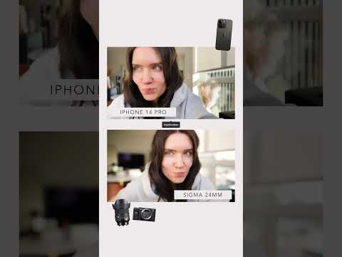 iPhone 14 Pro vs Sigma & Sony A7C #shorts