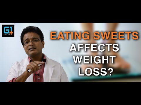 Does eating sweets affect my weight loss goal?