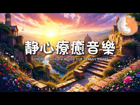 【100%無廣告】放鬆音樂 靜心療癒音樂丨放鬆睡眠音樂丨清除負能量 獲得正能量丨安心睡眠鋼琴音樂丨1 hours relaxing music for STRESS RELIEF~