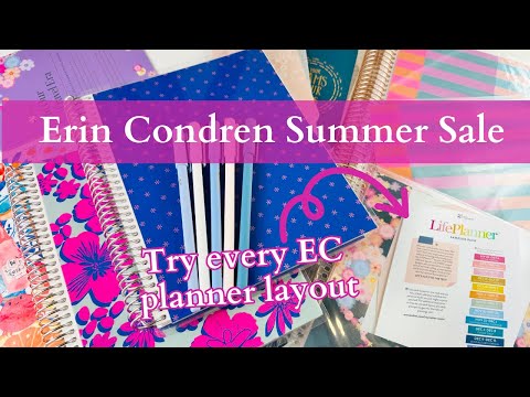 Erin Condren Summer Sale | SNEAK PEAK | LifePlanner Sample Packs are Back! Bundles, Deals & More