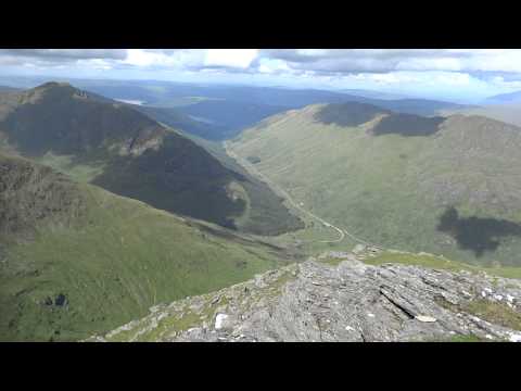 Tilly at the top of Ben Ime